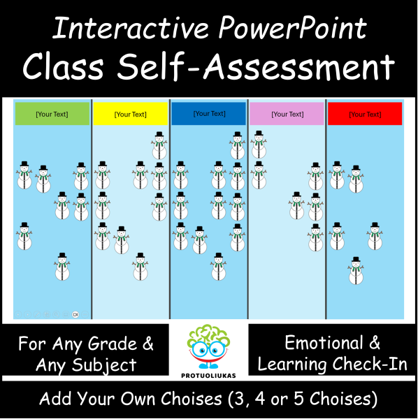 Interactive Student Self-assessment PowerPoint Template