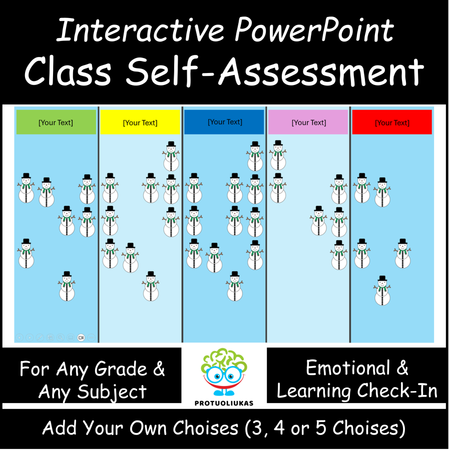 Interactive Student Self-assessment PowerPoint Template