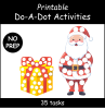 Christmas Dot-to-Color Activity | Fine Motor Skills & Attention | Printable