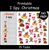 Christmas I Spy Object Search & Count up to 10 Activity | Printable